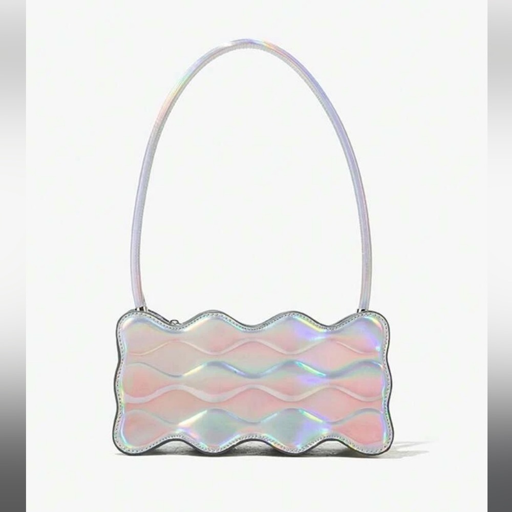 Iridescent Wavy Handbag
